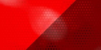 Light Red vector background with circles.