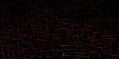 Dark Red, Yellow vector backdrop with rectangles.