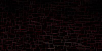 Dark Red, Yellow vector backdrop with rectangles.