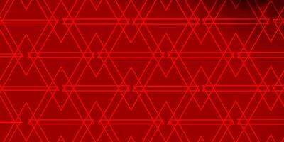 textura de vector rojo oscuro con estilo triangular.