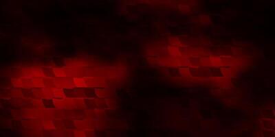 textura de vector rojo oscuro en estilo rectangular.