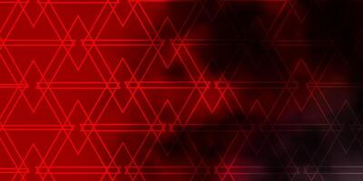 Dark Red vector pattern with polygonal style.