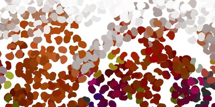 Light brown vector background with random forms.