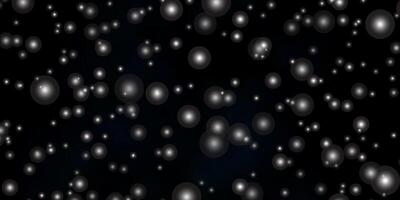 Dark BLUE vector background with small and big stars.