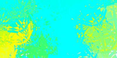 Light Blue, Yellow vector texture with random triangles.