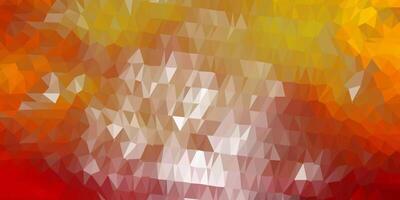 Dark brown vector abstract triangle background.