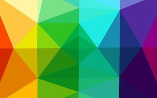 Light Multicolor, Rainbow vector low poly layout.