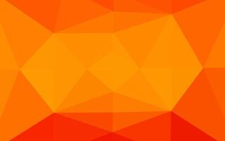 Fondo de mosaico abstracto de vector naranja claro.