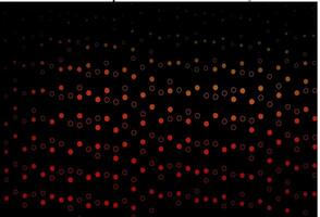 Dark Green, Red vector texture with disks.