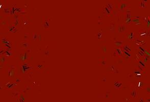 Light Green, Red vector pattern with narrow lines.