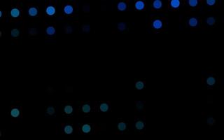 Dark BLUE vector template with circles.