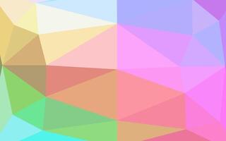 Light Multicolor, Rainbow vector polygonal pattern.