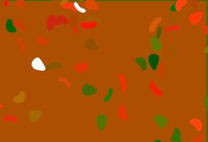 Light Green, Red vector texture with random forms.
