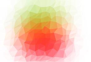 Light Green, Red vector polygon abstract backdrop.