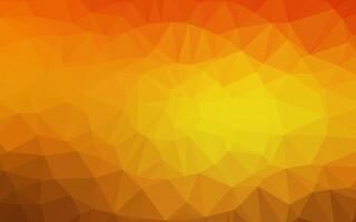 Light Orange vector triangle mosaic cover.