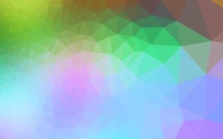 Light Multicolor, Rainbow vector low poly texture.