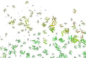 Light Green, Yellow vector backdrop with long lines.