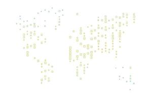Light Green, Yellow vector texture with rectangular style.