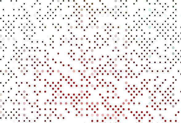 Light Green, Red vector cover with spots.