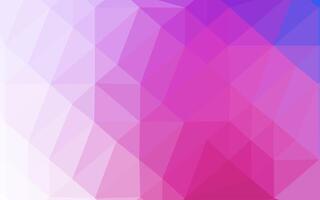 Light Pink, Blue vector shining triangular background.