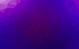 Dark Purple vector shining triangular background.