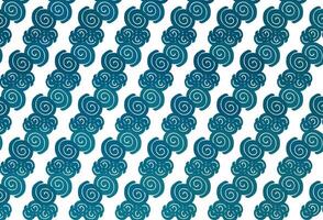 Light BLUE vector pattern with lines, ovals.