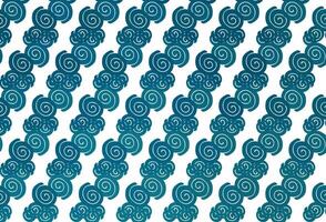 Light BLUE vector pattern with lines, ovals.