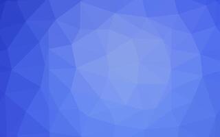 Telón de fondo abstracto de polígono de vector azul claro.