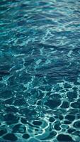 ai generado azul agua ondas, agua textura mezcla el tranquilidad de quinielas, Oceano olas foto