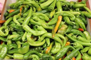 Vegetables, fruits and berries are sold at the bazaar in Tel Aviv photo