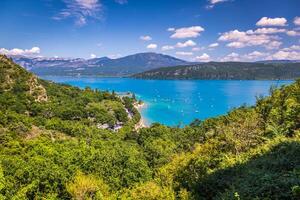 St Croix Lake, Les Gorges du Verdon, Provence, France photo