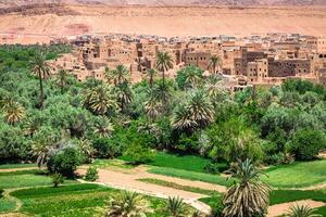 pueblo y oasis de tinerhir, Marruecos foto