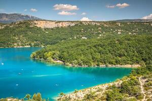 St Croix Lake, Les Gorges du Verdon, Provence, France photo