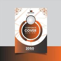 Corporate Cover Page Design template vector