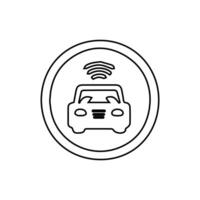 Traffic Car design icon vector illustrator