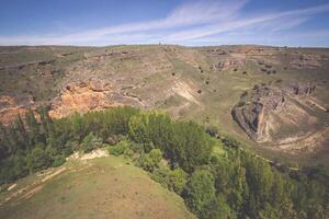 Duraton Canyon Natural Park, in Sepulveda, Spain photo