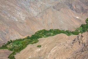 Beautiful view of Atlas mountains in sunny day,Morocco photo