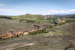 Overview of Sepulveda, in the province of Segovia, Spain photo