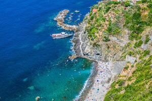 riomaggiore costa, cinque tierra, Italia foto