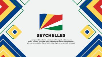 seychelles bandera resumen antecedentes diseño modelo. seychelles independencia día bandera fondo de pantalla vector ilustración. seychelles antecedentes