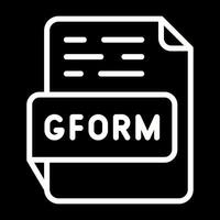 forma g vector icono