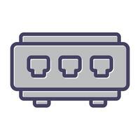 Network Switch Vector Icon