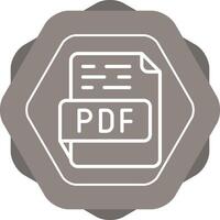 icono de vector de pdf