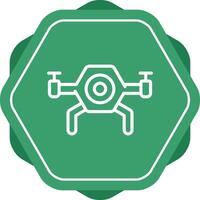 icono de vector de dron