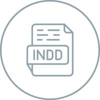 INDD Vector Icon