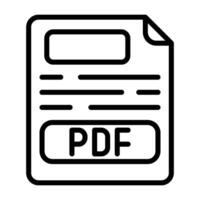 Pdf Vector Icon