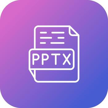 PPTX Vector Icon