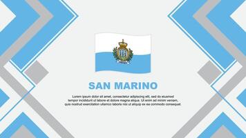 San Marino Flag Abstract Background Design Template. San Marino Independence Day Banner Wallpaper Vector Illustration. San Marino Banner