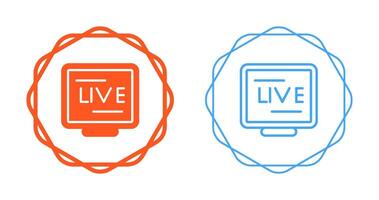 Live Stream Vector Icon