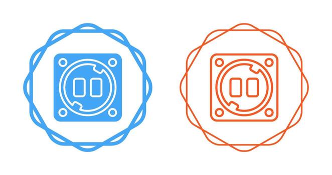 icono de vector de enchufe